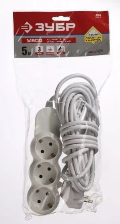 Удлинители электрические М500 3 гнезда серия МАСТЕР купить в Ноябрьске