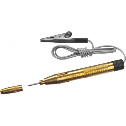 Пробник STAYER &quot;MASTER&quot; для автопроводки, латунный, 6-24В, 110мм 2574_z01 купить в Ноябрьске