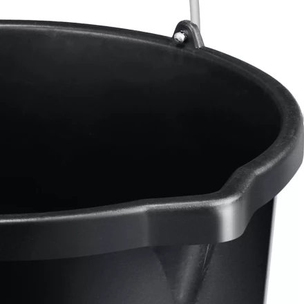 ЗУБР 16 л, ударопрочный пластик, с носиком, строительное ведро (06093-16) купить в Ноябрьске