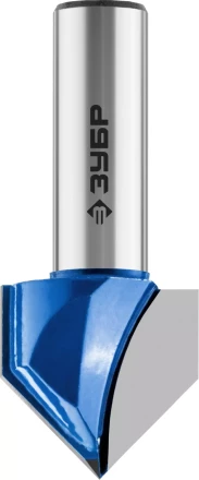 ЗУБР 25.4 x 25 мм, угол 90° мм, фреза пазовая галтельная V-образная, Профессионал (28752-25.4) купить в Ноябрьске