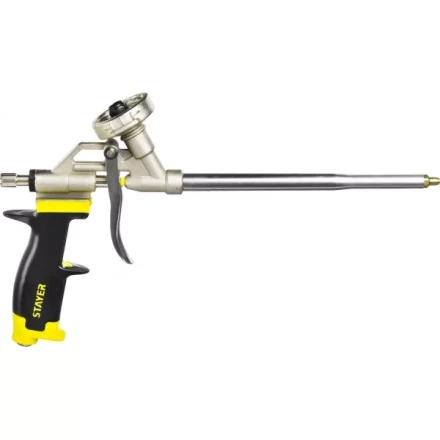 Пистолет &quot;PROGun&quot; для монтажной пены, металлический корпус, STAYER Professional 06861_z01 купить в Ноябрьске