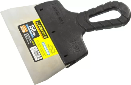 Шпатель STAYER &quot;PROFESSIONAL&quot; фасадный нержавеющий, с пластмассовой ручкой, 150мм 1008-15 купить в Ноябрьске