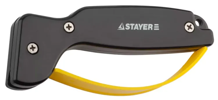 Точилка STAYER "MASTER" универсальная, для ножей, с защитой руки, рабочая часть из карбида 47513 купить в Ноябрьске
