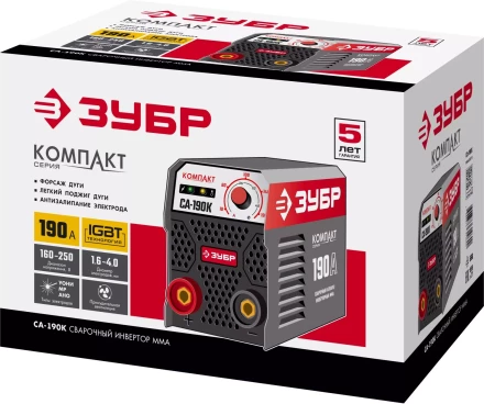 Сварочный инвертор ММА СА-190К серия МАСТЕР купить в Ноябрьске