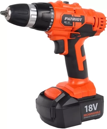Дрель-шуруповерт аккумуляторная PATRIOT BR 180 в кейсе купить в Ноябрьске