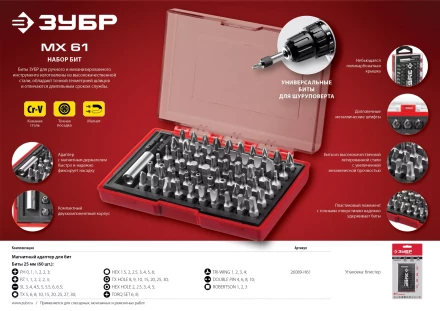 Набор бит серия МАСТЕР купить в Ноябрьске