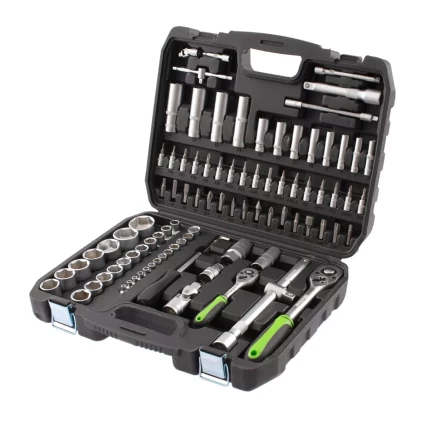 Набор инструмента 94 предмета, 1/2&quot;, 1/4&quot; Сибртех 13499 купить в Ноябрьске