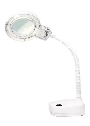 Лупа с подсветкой 3-х и 8-кратная D 87,5 мм на гибком штативе MATRIX 913605 купить в Ноябрьске