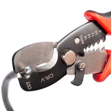 Ножницы для резки проводов КВТ MC-06 до 15 мм с функцией зачистки изоляции (85934) купить в Ноябрьске