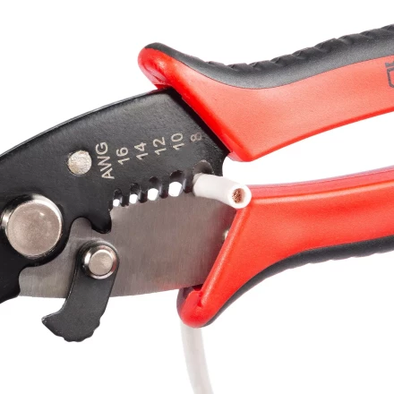 Ножницы для резки проводов КВТ MC-06 до 15 мм с функцией зачистки изоляции (85934) купить в Ноябрьске