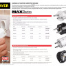 Вилка MAXElectro электрическая, 16А/220В, угловая, с заземлением, белая, STAYER 55161-W купить в Ноябрьске