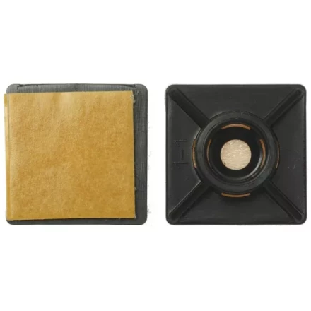 Площадка ЗУБР &quot;МАСТЕР&quot; под хомут нейлоновая, самоклеящаяся, 27 x 27 мм, 5 шт 4-309176-27-27 купить в Ноябрьске