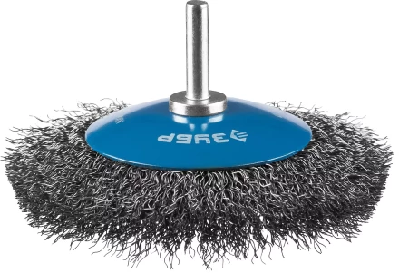 ЗУБР &quot;ПРОФЕССИОНАЛ&quot;. Щетка коническая для дрели, витая стальная проволока 0,3мм, 100мм 35230-100_z02 купить в Ноябрьске