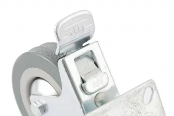 Колесо поворотное с тормозом d-75мм крепление  платформенное СИБРТЕХ 68720 купить в Ноябрьске