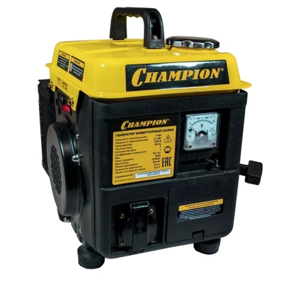 Бензогенератор инверторный CHAMPION IGG 980 купить в Ноябрьске