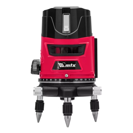 Лазерный уровень MTX CRL-30R, 30 м, красный луч, батарейки, резьба 5/8&quot; 35034 купить в Ноябрьске