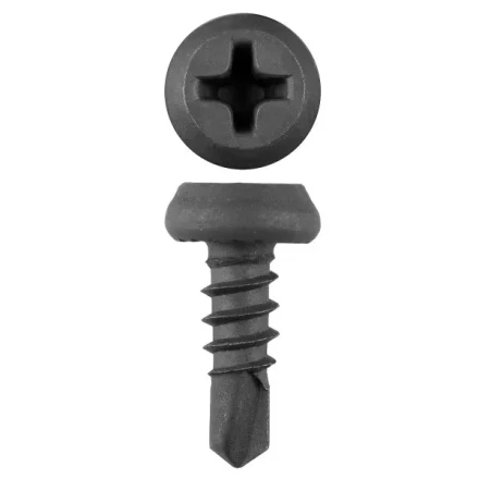 Саморезы ЗУБР со сверлом фосфатированные, для крепления лист. металла до 2мм, полуцилиндр. головка, 3.8x11мм, 75шт 4-300137-38-11 купить в Ноябрьске