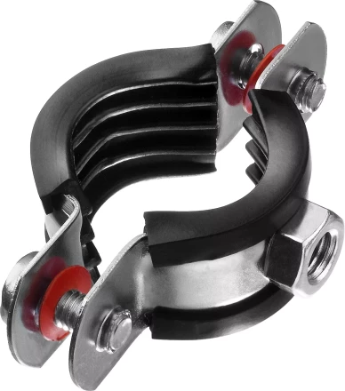 Хомут трубный с гайкой, оцинкованный, 3/4&quot;, 9шт, ЗУБР Мастер 37850-25-29 37850-25-29 купить в Ноябрьске