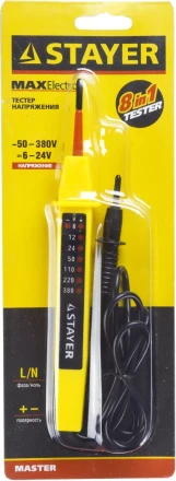 Тестер напряжения STAYER &quot;МASTER&quot;, 6-380В, 180мм 45284 купить в Ноябрьске