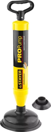 Вантуз STAYER &quot;Professional&quot; вакуумный PROPump, с двумя адаптерами 51925 купить в Ноябрьске
