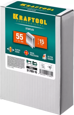 Скобы тип 18GA (55 / 90 / C) 5000 шт 31789-15 купить в Ноябрьске