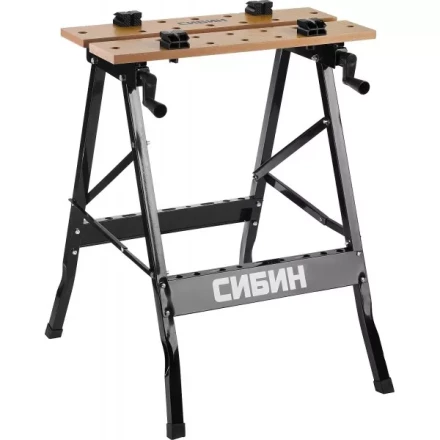 Верстак столярный СИБИН складной, 605х635х780 мм 38723 купить в Ноябрьске