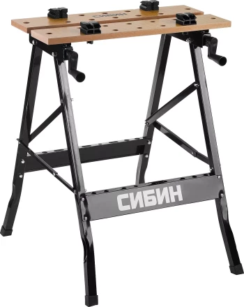 Верстак столярный СИБИН складной, 605х635х780 мм 38723 купить в Ноябрьске
