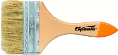 Кисть плоская Slimline 2,5" (63 мм) натуральная щетина деревянная ручка SPARTA 824355