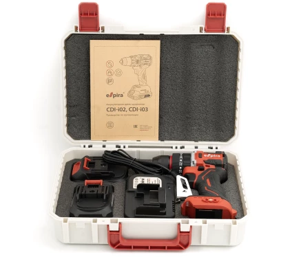 Аккумуляторная ударная дрель-шуруповерт ESPIRA CDI-i03 411055 купить в Ноябрьске