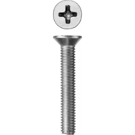 Винт ЗУБР &quot;МАСТЕР&quot; DIN 965, класс прочности 4.8, оцинкованный, M5x30мм, 5кг 303110-05-030 купить в Ноябрьске