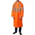 Плащ-дождевик ЗУБР 11617-56, сигнальный цвет, нейлоновый на молнии, размер 56-58 11617-56 купить в Ноябрьске