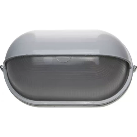 Светильник уличный СВЕТОЗАР влагозащищенный с верхним декоративным кожухом, овал, цвет белый, 100Вт SV-57223-W купить в Ноябрьске