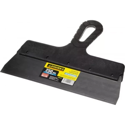 Шпатель STAYER &quot;PROFESSIONAL&quot; фасадный нержавеющий, с пластмассовой ручкой, 250мм 1008-25 купить в Ноябрьске
