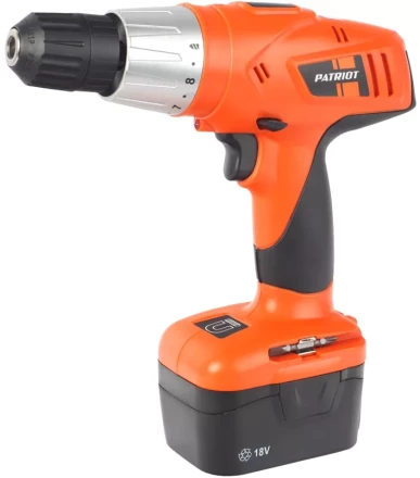 Дрель-шуруповерт аккумуляторная PATRIOT BR 186 в кейсе купить в Ноябрьске