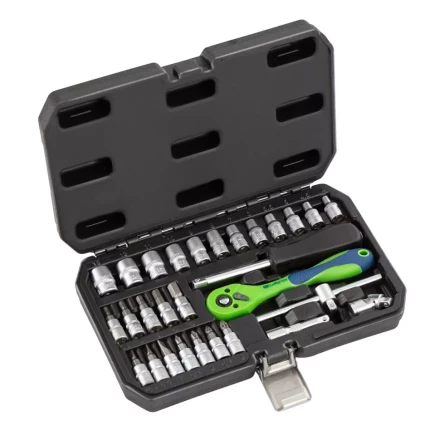 Набор инструментов 29 предметов, CrV, 1/4&quot; Сибртех 13523 купить в Ноябрьске