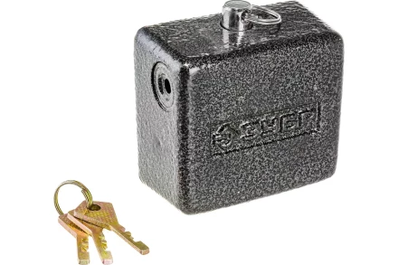 Навесной замок ЗУБР 85 х 80 мм повышенной защищенности дисковый механизм секрета 3720-10 купить в Ноябрьске