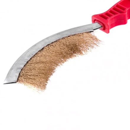 Щетка металлическая изогнутая пластиковая ручка Matrix 74839 купить в Ноябрьске