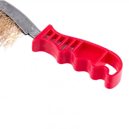 Щетка металлическая изогнутая пластиковая ручка Matrix 74839 купить в Ноябрьске