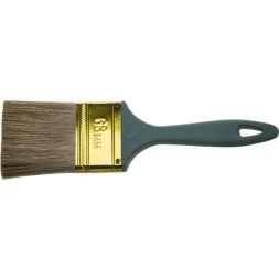 Кисть ЗУБР &quot;КП-14&quot; плоская, смешанная щетина, пластмассовая рукоятка, 63мм 4-01014-063