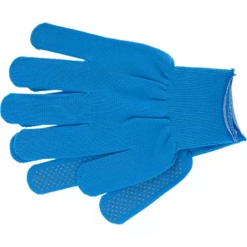 Перчатки нейлон ПВХ точка 13 класс цвет &quot;ультрамарин&quot; XL 67846 купить в Ноябрьске