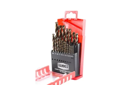 Набор сверл HAMMER No7 19шт. 1,0-10мм купить в Ноябрьске