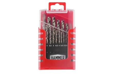 Набор сверл HAMMER No7 19шт. 1,0-10мм купить в Ноябрьске