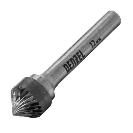 Борфреза по металлу твердосплавная, зенкер 90 град., тип-K, 12 мм// Denzel 72058 купить в Ноябрьске