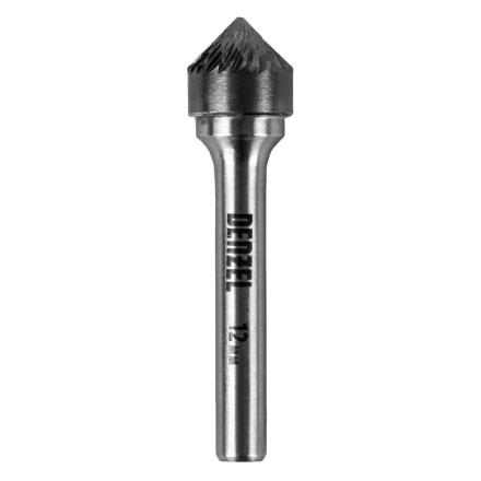 Борфреза по металлу твердосплавная, зенкер 90 град., тип-K, 12 мм// Denzel 72058 купить в Ноябрьске