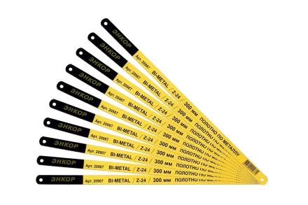 Полотно по металлу 300мм Z24 Bi-Metal Энкор 20987 купить в Ноябрьске
