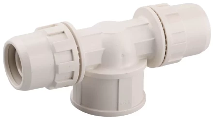 Кран ЗУБР &quot;ШиреФит&quot; запорный в сборе &quot;штуцер с гайкой - кран запорный - штуцер с гайкой&quot;, 26мм 51570-26 купить в Ноябрьске