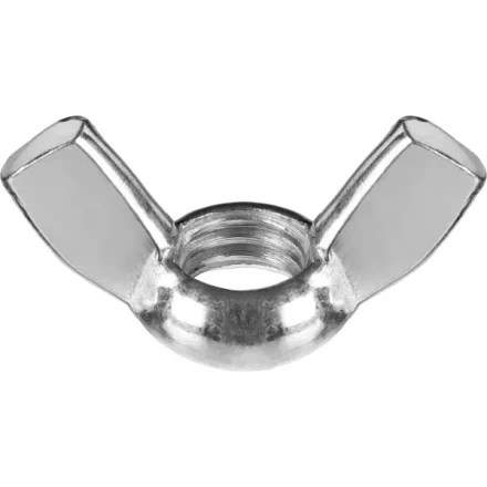 Гайка ЗУБР барашковая, DIN 315, оцинкованная,  M8, ТФ6, 4 шт. 4-303736-08 купить в Ноябрьске