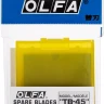Лезвие OLFA специальное, для скребка "TB-45", 4-х стороннее лезвие с 3-мя типами режущей кромки, 45 мм / 4 шт OL-TB-45 купить в Ноябрьске