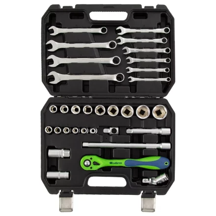 Набор инструментов 32 предмета, CrV, 1/2&quot; Сибртех 13527 купить в Ноябрьске