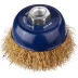 DEXX. Щетка чашечная для УШМ, витая стальная латунированная проволока 0,3мм, 75ммхМ14 35103-075 купить в Ноябрьске